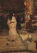 John William Waterhouse Marianne Leaving the Judgment Seat of Herod oil painting picture wholesale